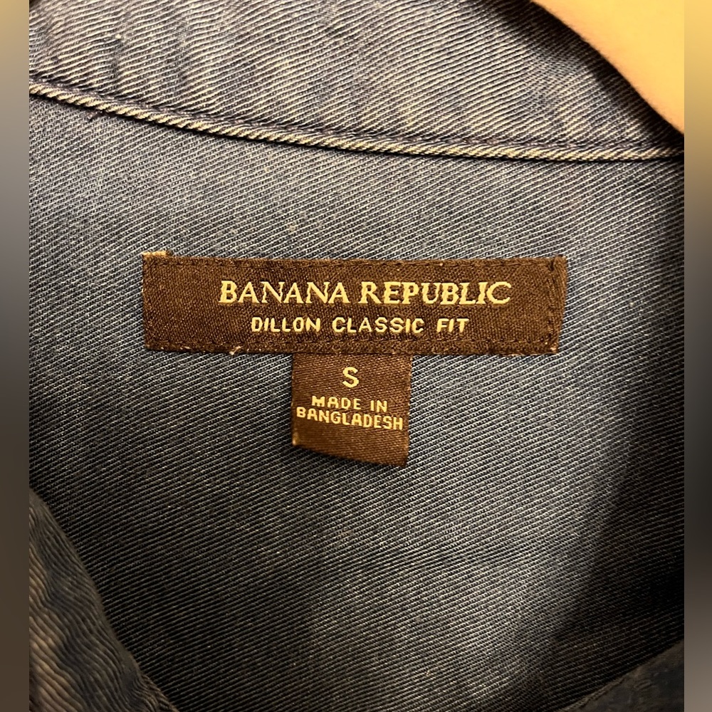 Jean like, button up top. Really cute with roll up sleeves.